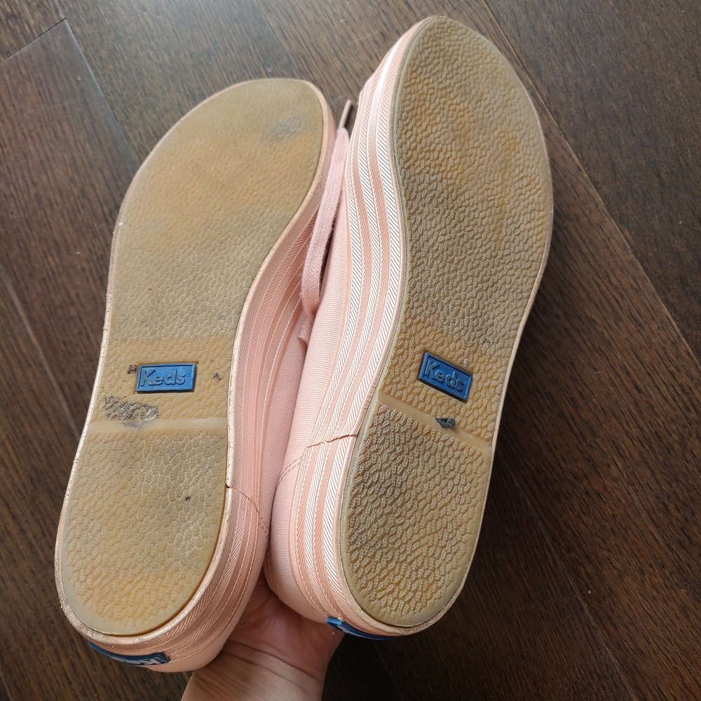 Keds Ortholite Pearl Dusty Pink Platform Sneakers - Picture 6 of 6